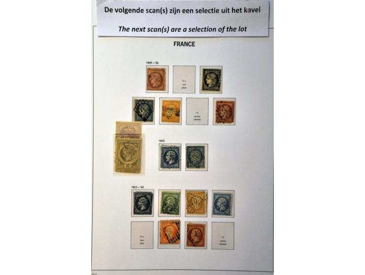 collectie 1849-2013 met veel beter materiaal (oudste gedeelte gemengde kwaliteit) in 5 Davo albums