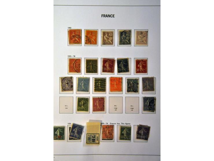collectie 1849-2013 met veel beter materiaal (oudste gedeelte gemengde kwaliteit) in 5 Davo albums