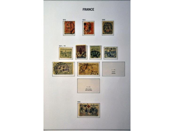 collectie 1849-2013 met veel beter materiaal (oudste gedeelte gemengde kwaliteit) in 5 Davo albums
