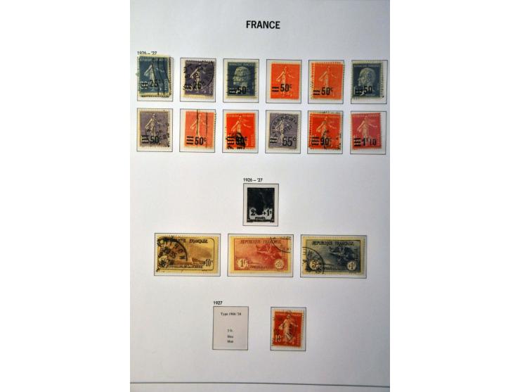 collectie 1849-2013 met veel beter materiaal (oudste gedeelte gemengde kwaliteit) in 5 Davo albums