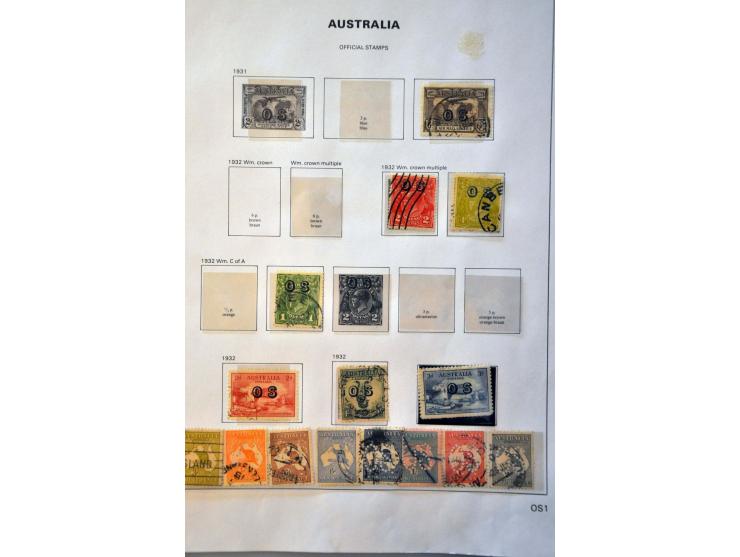 collectie 1913-2013 inclusief BCOF, AAT etc. gestempeld later */** met betere ex. in 3 Davo albums
