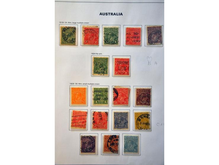 collectie 1913-2013 inclusief BCOF, AAT etc. gestempeld later */** met betere ex. in 3 Davo albums