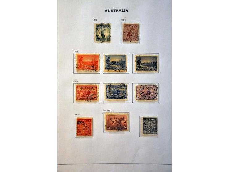 collectie 1913-2013 inclusief BCOF, AAT etc. gestempeld later */** met betere ex. in 3 Davo albums
