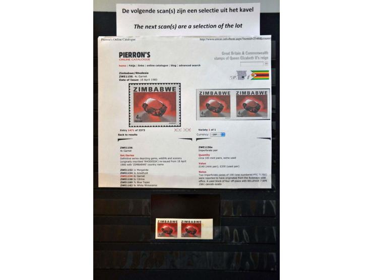 collectie/voorraad tot 2012, w.b. Vogels, frankeermachine labels, ongetand, overwegend **, in doosje
