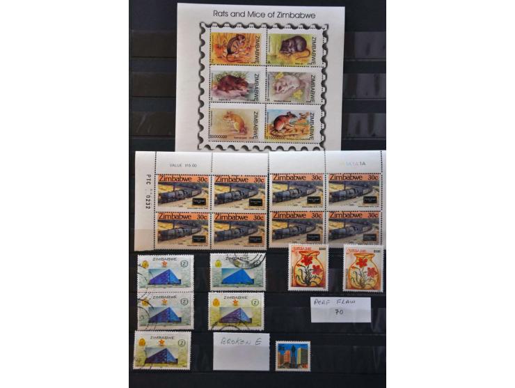 collectie/voorraad tot 2012, w.b. Vogels, frankeermachine labels, ongetand, overwegend **, in doosje