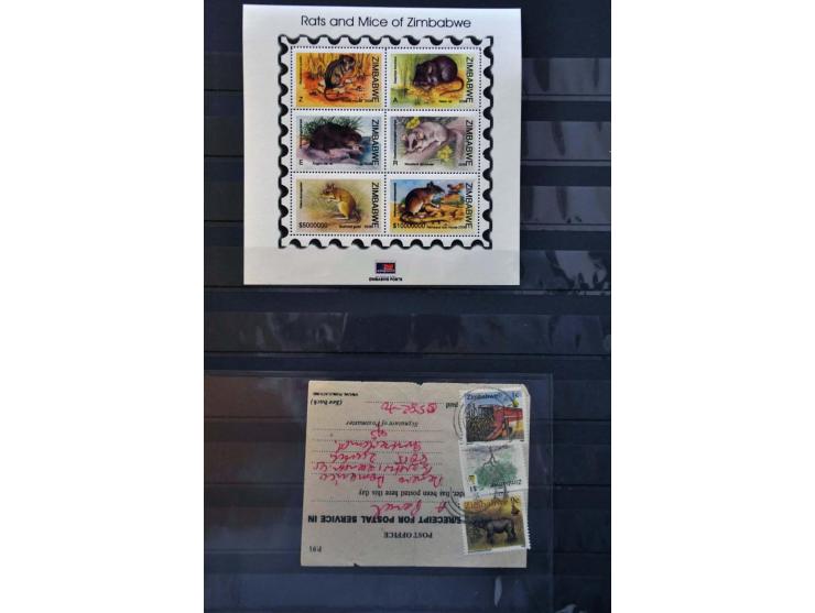 collectie/voorraad tot 2012, w.b. Vogels, frankeermachine labels, ongetand, overwegend **, in doosje