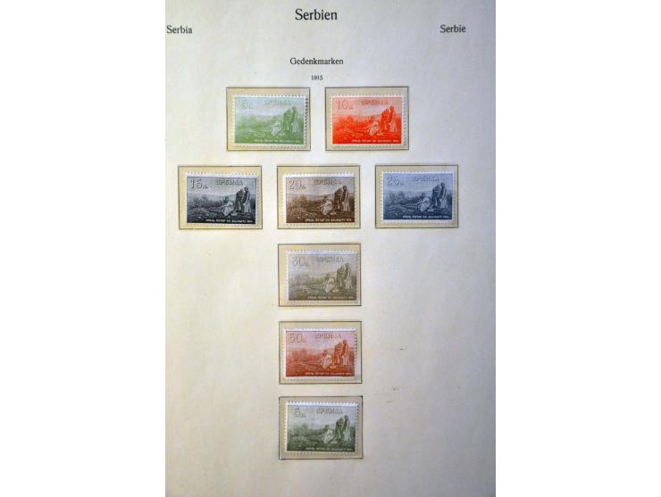 collectie 1866-1920 met beter materiaal en enkele variëteiten in KaBe album