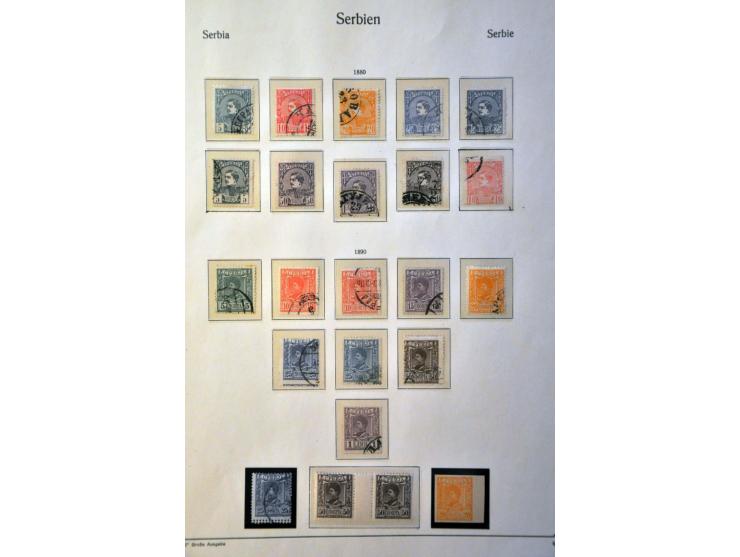 collectie 1866-1920 met beter materiaal en enkele variëteiten in KaBe album