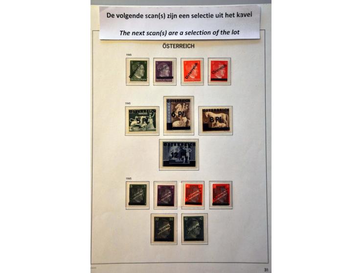 collectie 1945 t/m 2001 ** in 2 luxe Davo albums