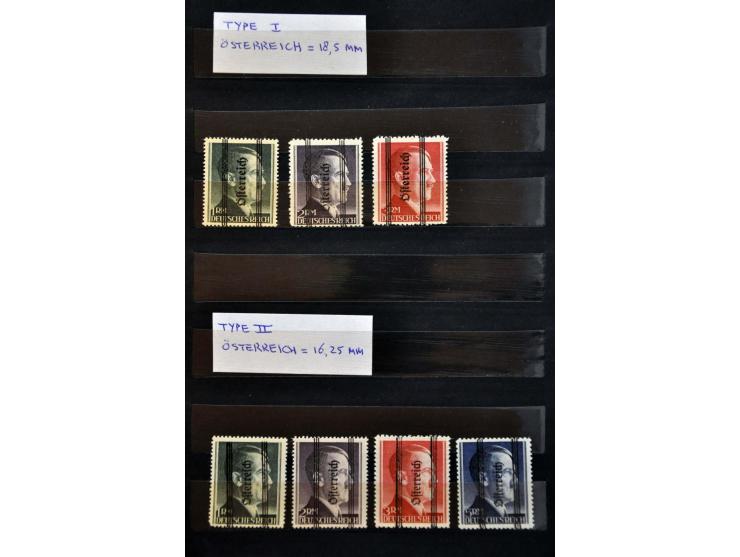 lokaaluigiften 1945, */** met beter materiaal en enkele filatelistische poststukken in insteekboekje