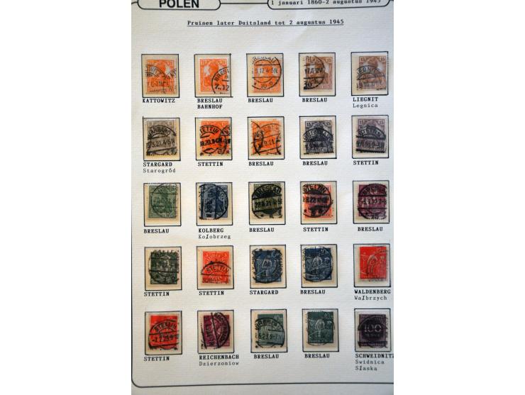 gespecialiseerde collectie w.b. bezetting Oostenrijk, Pruissen, Rusland, Duitsland, Stadspost. w.b. gekeurd (o.m. Jungjohann)