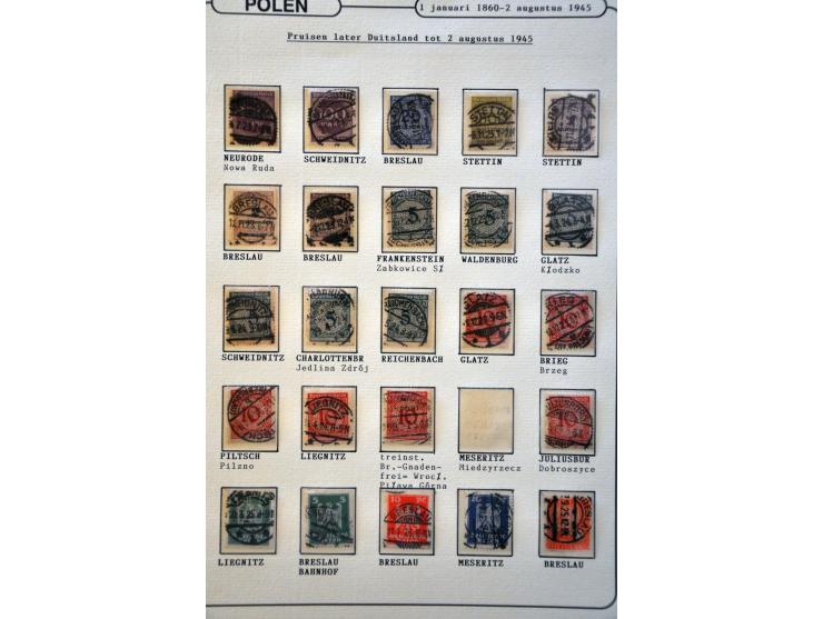 gespecialiseerde collectie w.b. bezetting Oostenrijk, Pruissen, Rusland, Duitsland, Stadspost. w.b. gekeurd (o.m. Jungjohann)