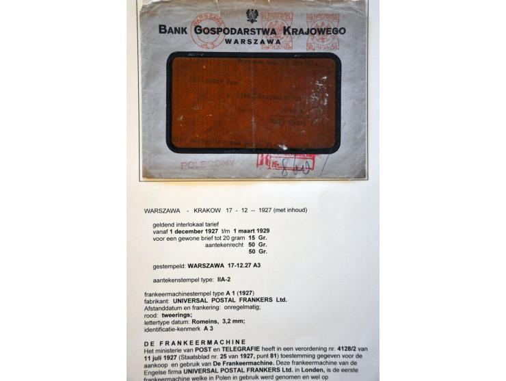 collectie posthistorie 1818 - 1950 w.b. bezetting Pruissen, Rusland, Duitsland en Rusland meer dan 500 poststukken in 9 bande