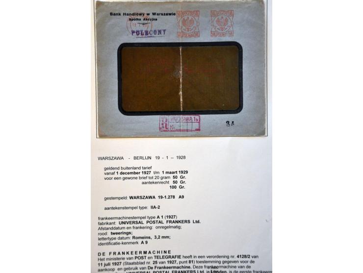 collectie posthistorie 1818 - 1950 w.b. bezetting Pruissen, Rusland, Duitsland en Rusland meer dan 500 poststukken in 9 bande
