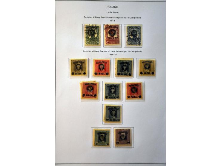 collectie 1918-2012 deels */** met betere ex., series en blokken (o.a. Mi. nrs. 1 en 9) in 7 ringbanden