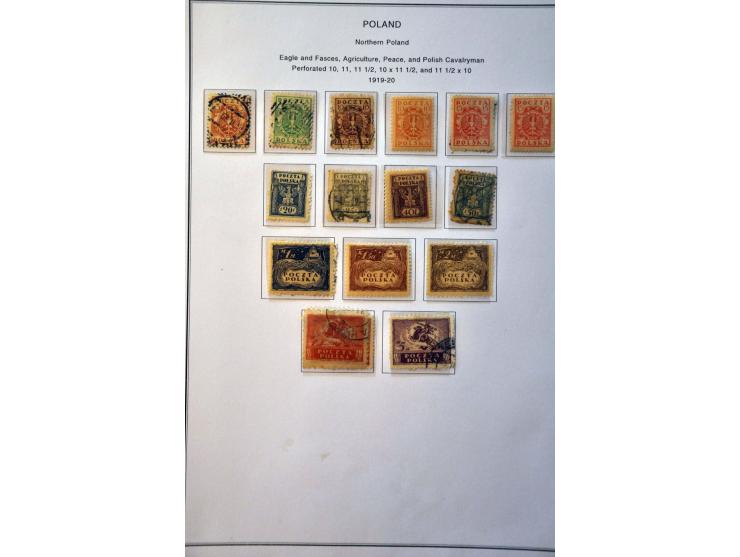 collectie 1918-2012 deels */** met betere ex., series en blokken (o.a. Mi. nrs. 1 en 9) in 7 ringbanden