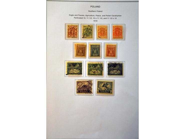 collectie 1918-2012 deels */** met betere ex., series en blokken (o.a. Mi. nrs. 1 en 9) in 7 ringbanden