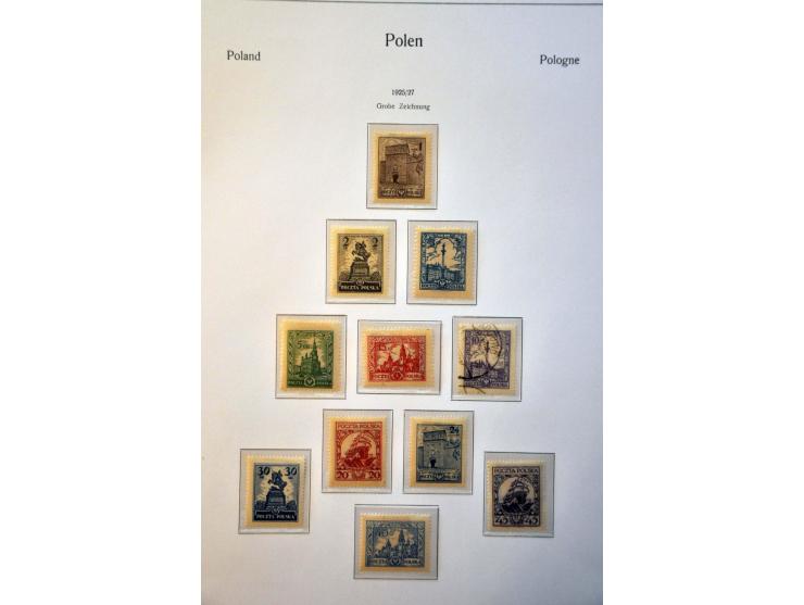 collectie 1860-1959 meest */** met beter materiaal w.b. nr. 1 (kort tandje, short perf.), Na Skarb, blok 1, blok 10 (2x), Por