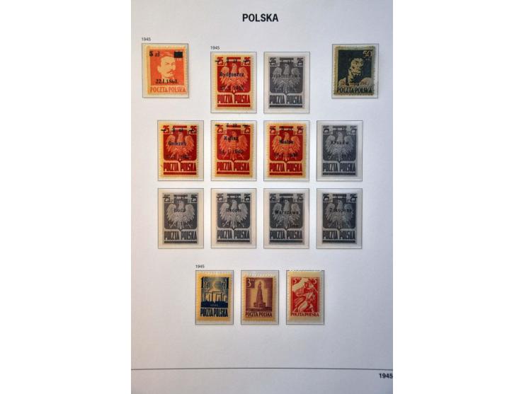 collectie 1860-1959 meest */** met beter materiaal w.b. nr. 1 (kort tandje, short perf.), Na Skarb, blok 1, blok 10 (2x), Por