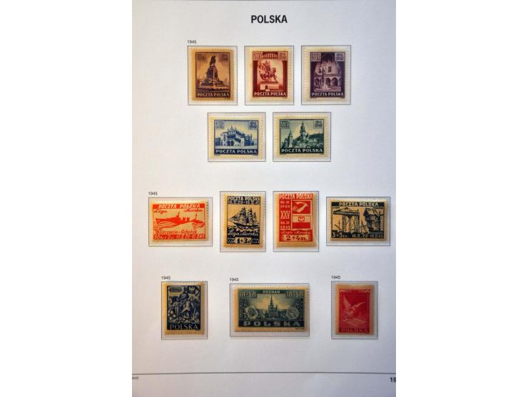 collectie 1860-1959 meest */** met beter materiaal w.b. nr. 1 (kort tandje, short perf.), Na Skarb, blok 1, blok 10 (2x), Por