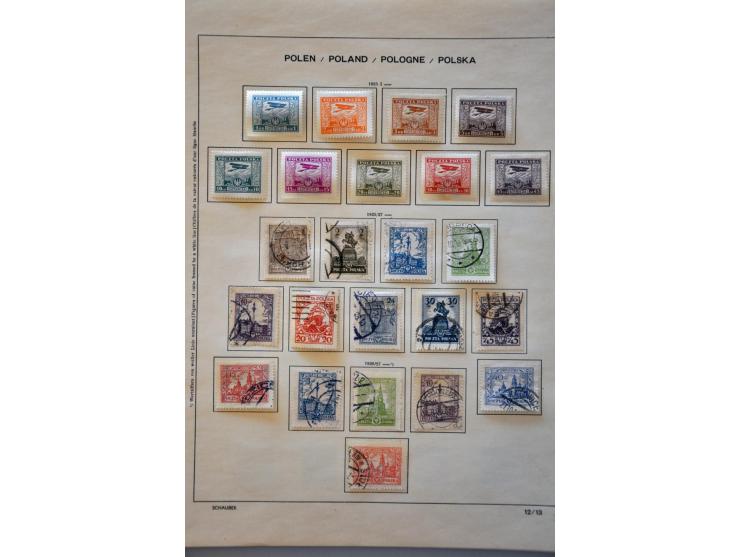 collectie 1918-1941 w.b. beter materiaal, stadspost etc. in klemband