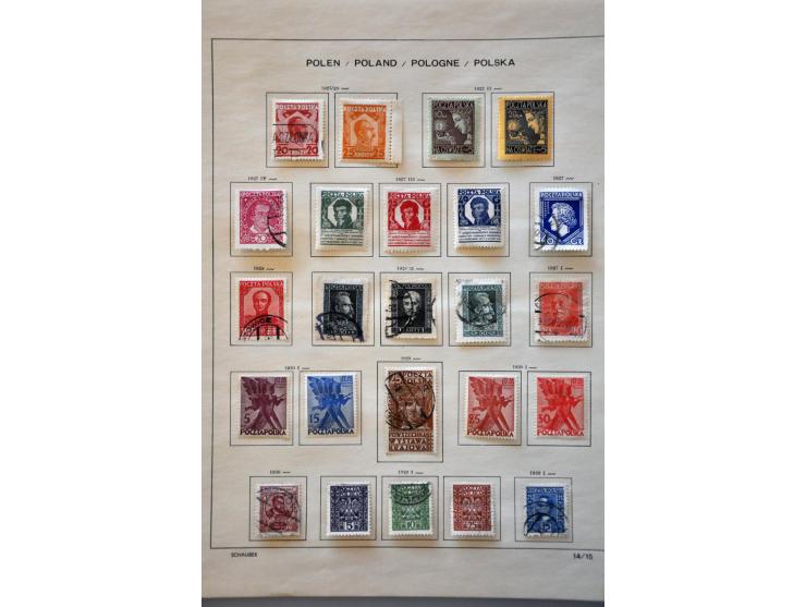 collectie 1918-1941 w.b. beter materiaal, stadspost etc. in klemband