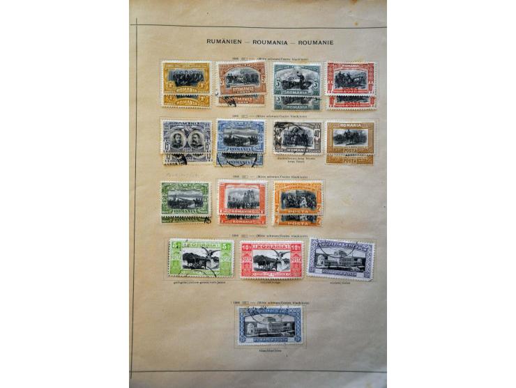 collectie 1862-1974 met beter materiaal in Schaubek album