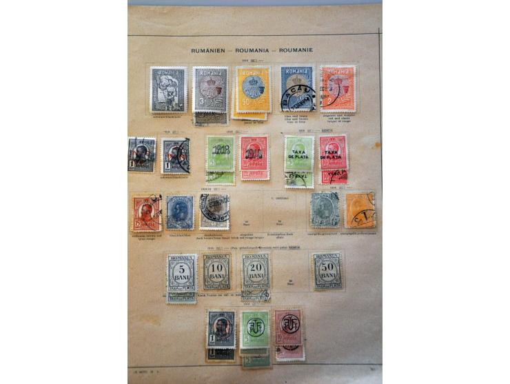 collectie 1862-1974 met beter materiaal in Schaubek album