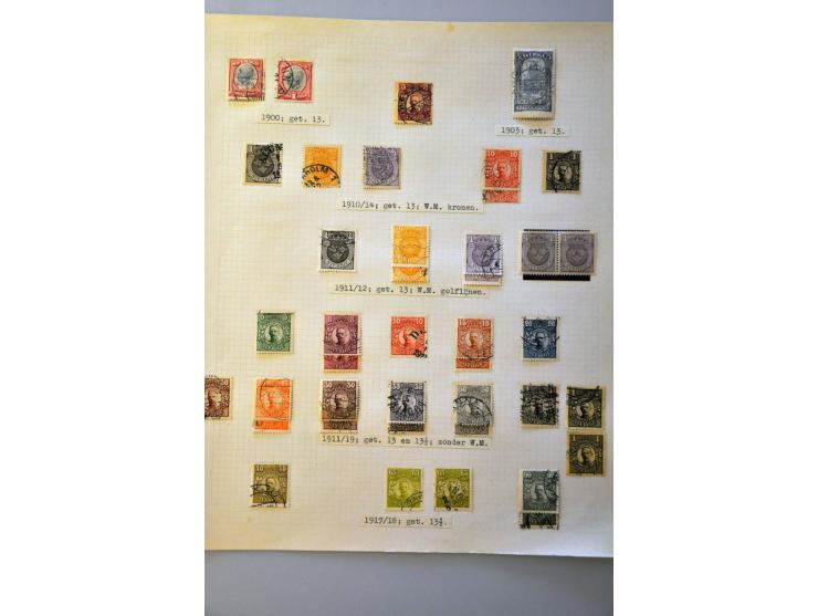 collectie tot ca. 2000 meest gestempeld met beter materiaal en iets Baltische Staten in 2 albums