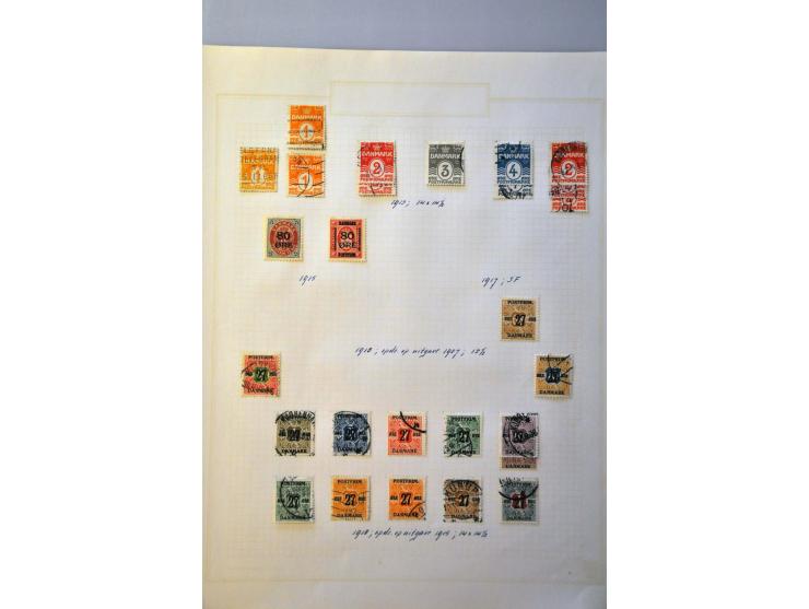 collectie tot ca. 2000 meest gestempeld met beter materiaal en iets Baltische Staten in 2 albums