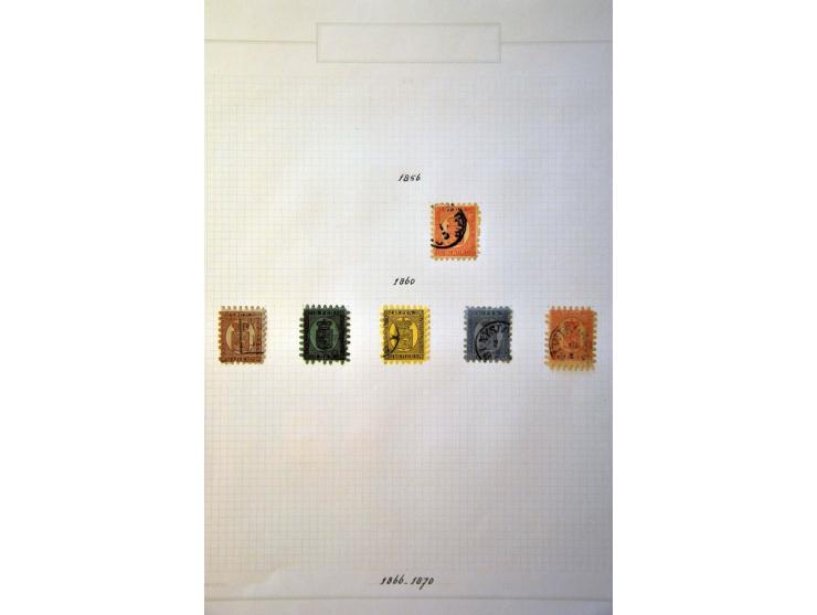 collectie tot ca. 2000 meest gestempeld met beter materiaal en iets Baltische Staten in 2 albums