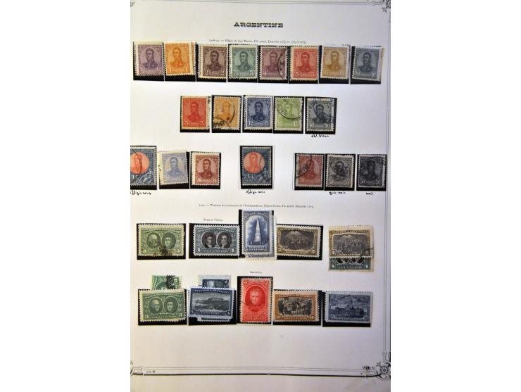 collectie tot ca. 1960 w.b. variëteiten, dienst, luchtpost etc. in Yvert album