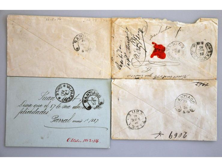 extensive collection cancellations starting in 1853 including many better items and lots of covers/postal stationery, arrange