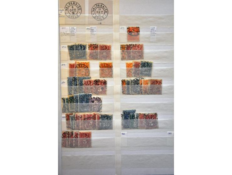 extensive collection cancellations starting in 1853 including many better items and lots of covers/postal stationery, arrange
