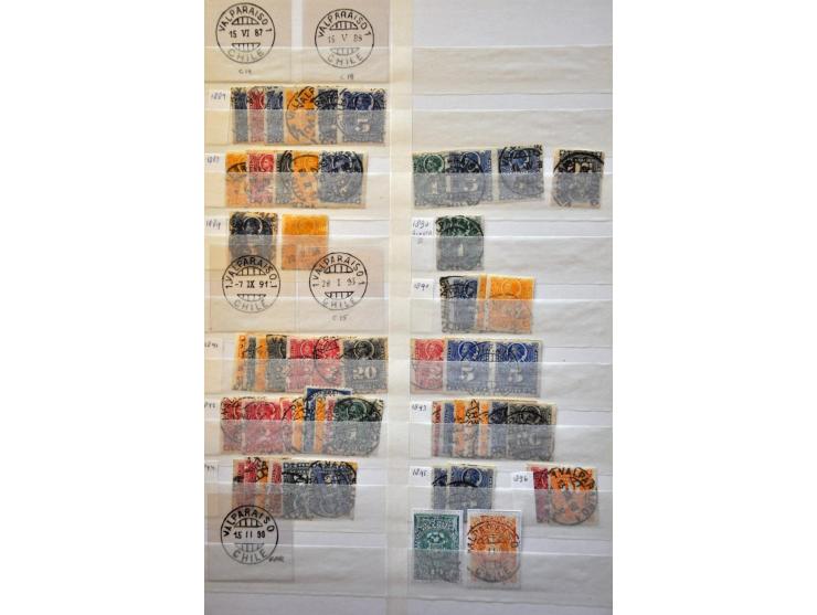 extensive collection cancellations starting in 1853 including many better items and lots of covers/postal stationery, arrange