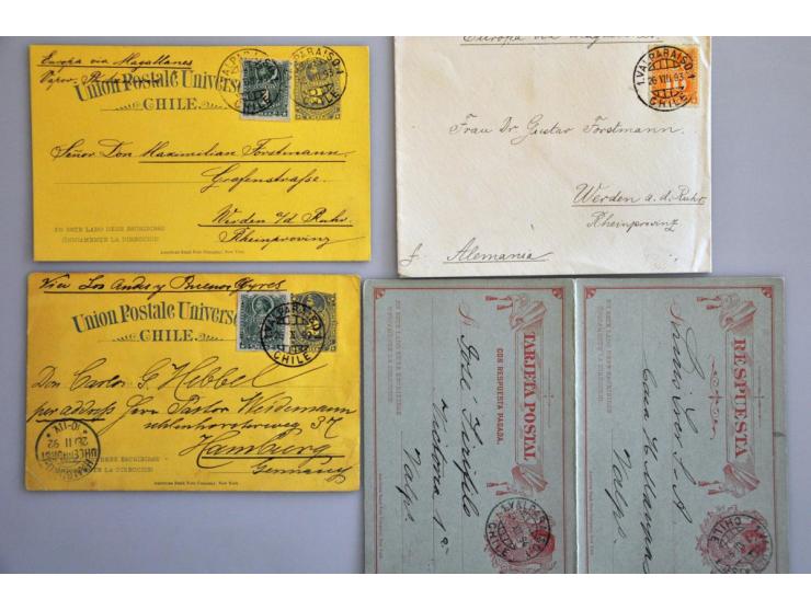 extensive collection cancellations starting in 1853 including many better items and lots of covers/postal stationery, arrange