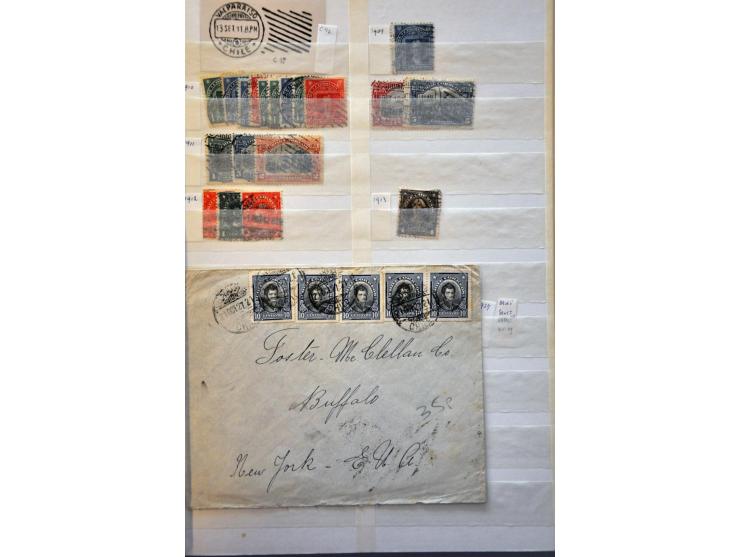 extensive collection cancellations starting in 1853 including many better items and lots of covers/postal stationery, arrange