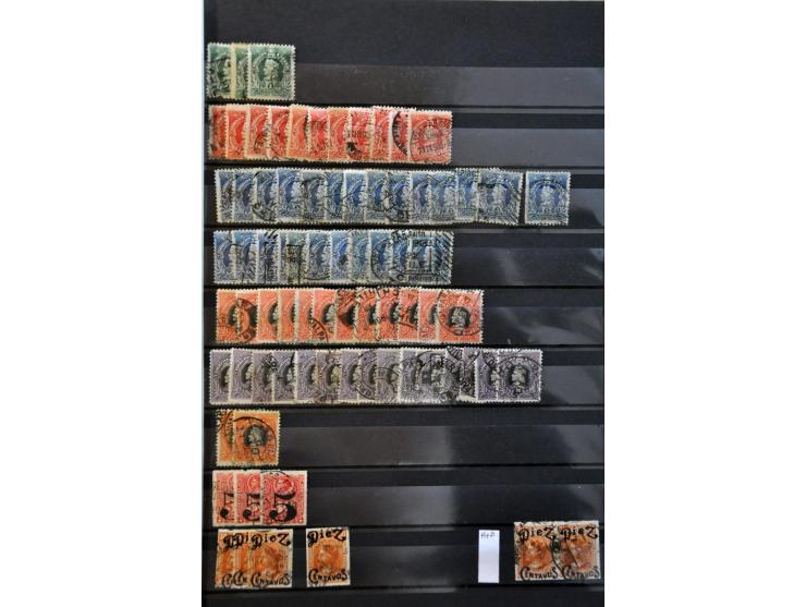extensive collection cancellations starting in 1853 including many better items and lots of covers/postal stationery, arrange