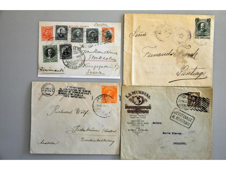 extensive collection cancellations starting in 1853 including many better items and lots of covers/postal stationery, arrange
