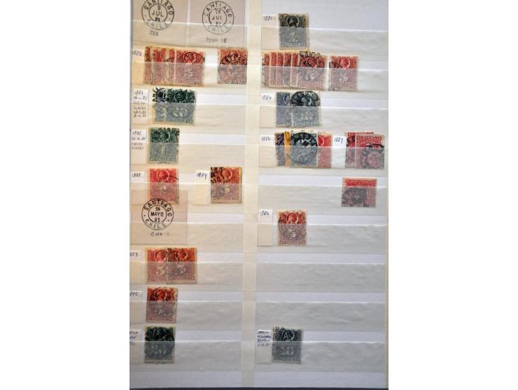 extensive collection cancellations starting in 1853 including many better items and lots of covers/postal stationery, arrange