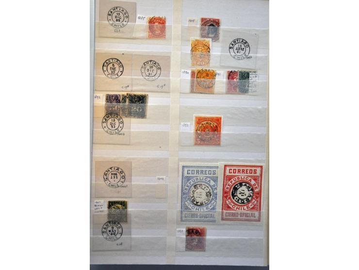 extensive collection cancellations starting in 1853 including many better items and lots of covers/postal stationery, arrange