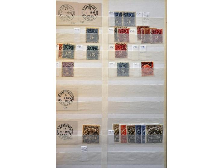 extensive collection cancellations starting in 1853 including many better items and lots of covers/postal stationery, arrange