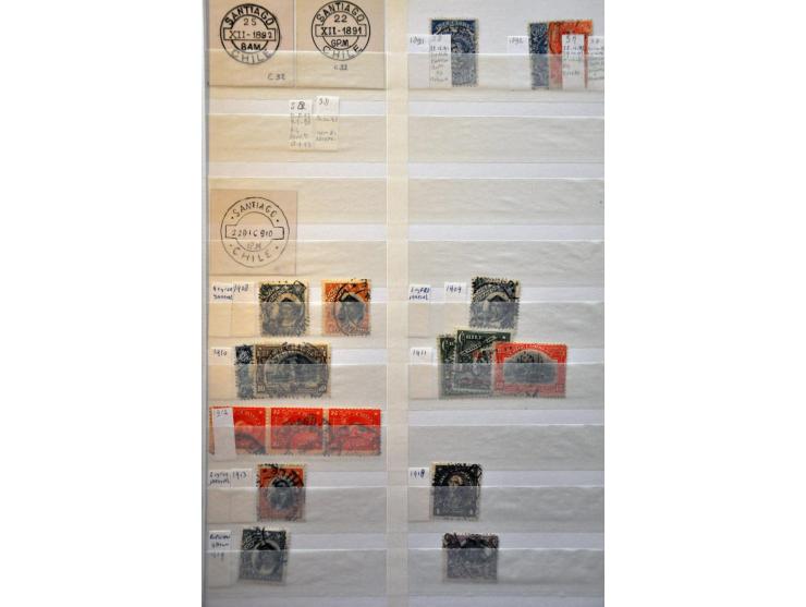 extensive collection cancellations starting in 1853 including many better items and lots of covers/postal stationery, arrange