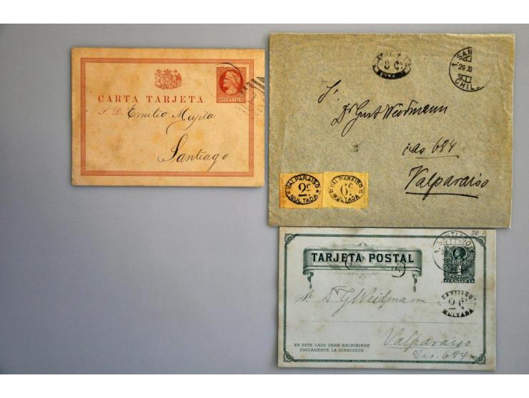 extensive collection cancellations starting in 1853 including many better items and lots of covers/postal stationery, arrange