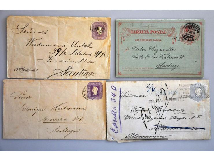 extensive collection cancellations starting in 1853 including many better items and lots of covers/postal stationery, arrange