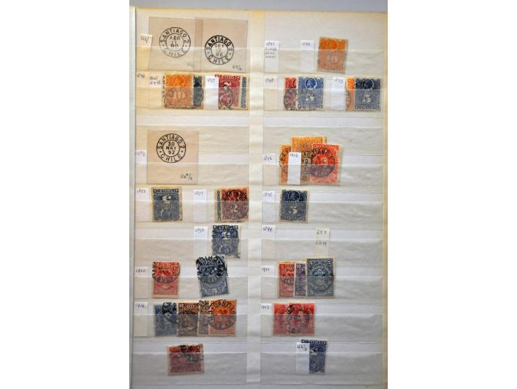 extensive collection cancellations starting in 1853 including many better items and lots of covers/postal stationery, arrange