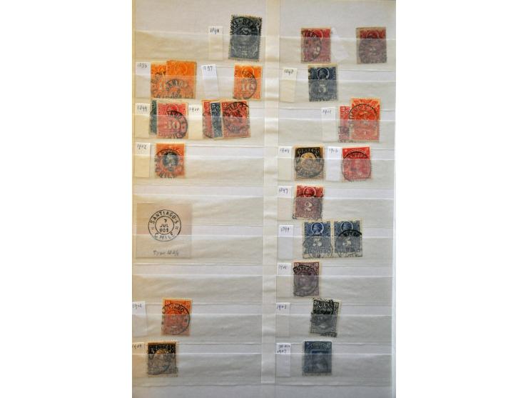 extensive collection cancellations starting in 1853 including many better items and lots of covers/postal stationery, arrange