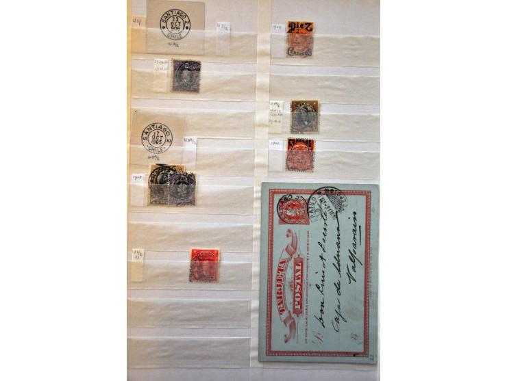 extensive collection cancellations starting in 1853 including many better items and lots of covers/postal stationery, arrange