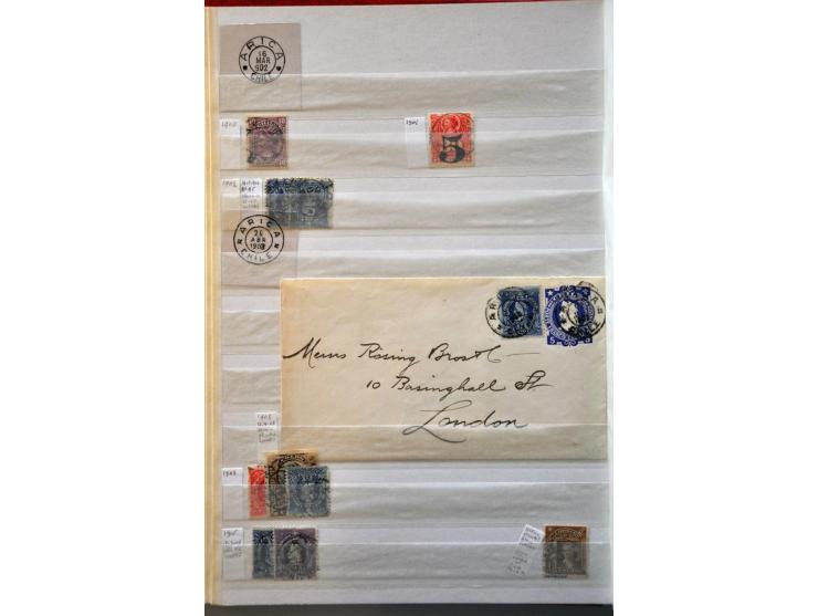 extensive collection cancellations starting in 1853 including many better items and lots of covers/postal stationery, arrange