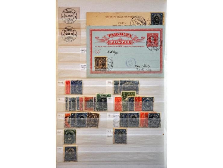 extensive collection cancellations starting in 1853 including many better items and lots of covers/postal stationery, arrange